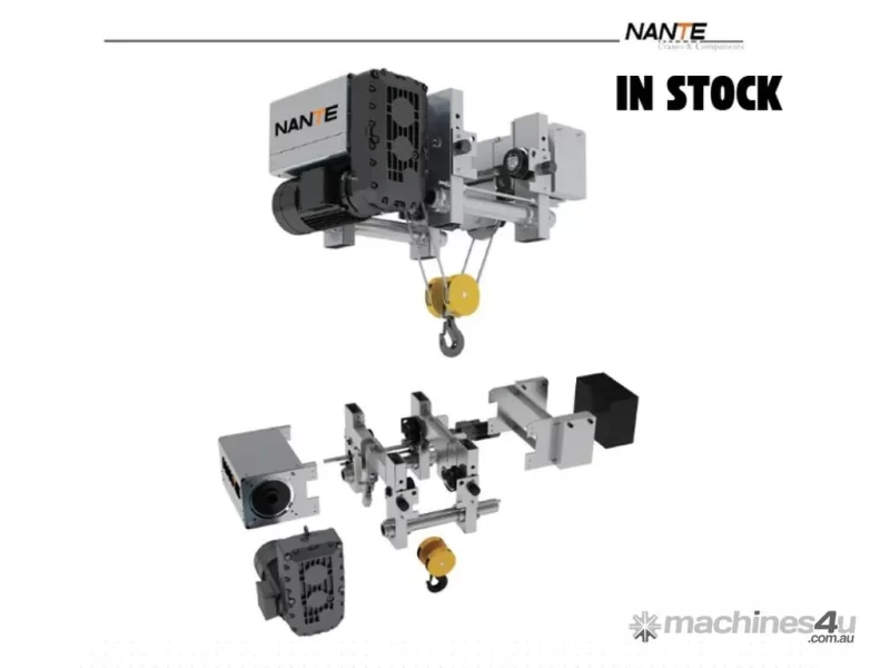 Nante NHA Series Wire Rope 10T Hoist & Trolley